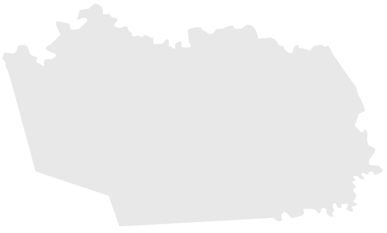 Map of Grayson County, Kentucky service area for Studio 925 web design