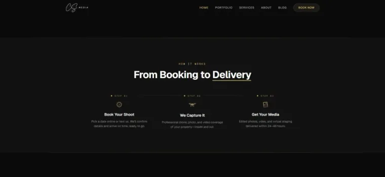 CS Media website screenshot 5