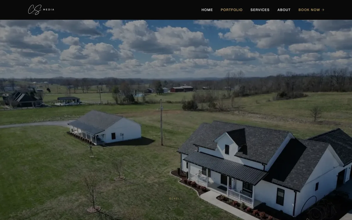 CS Media website screenshot 2