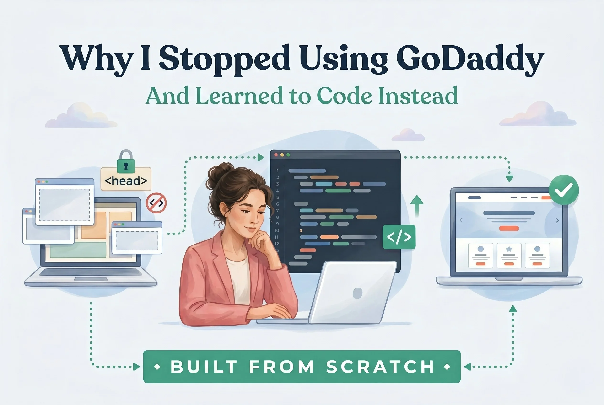 Why I Stopped Using GoDaddy and Learned to Code Instead